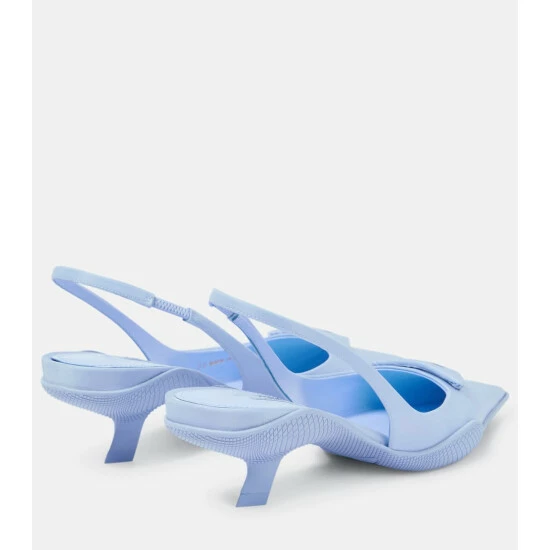 Prada Nylon Gabardine Slingback Pumps 4 Prada Nylon Gabardine Slingback Pumps - Image 2