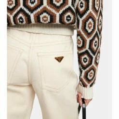 Prada High-rise Wide-leg Jeans -Cheap Prada Store unnamed file 181