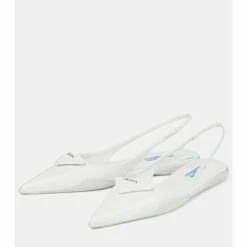 Prada Logo Leather Slingback Flats -Cheap Prada Store unnamed file 1811