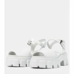 Prada Brushed Leather Platform Sandals -Cheap Prada Store unnamed file 1845