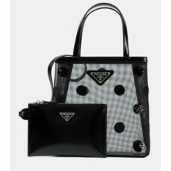 Prada Small Leather-trimmed Mesh Tote -Cheap Prada Store unnamed file 1878