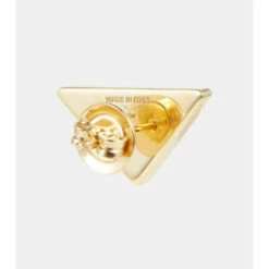 Prada Logo Zirconia Earrings -Cheap Prada Store unnamed file 190