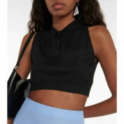 Prada Cashmere And Silk Crop Top -Cheap Prada Store unnamed file 1905