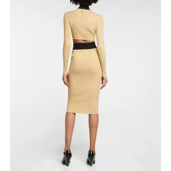 Prada Lamé Cropped Turtleneck Sweater 4 Prada Lamé Cropped Turtleneck Sweater - Image 2