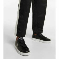 Prada Downtown Logo Leather Sneakers -Cheap Prada Store unnamed file 1928