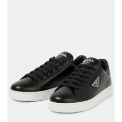Prada Downtown Logo Leather Sneakers -Cheap Prada Store unnamed file 1929