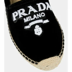 Prada Logo Velvet Espadrilles -Cheap Prada Store unnamed file 1945