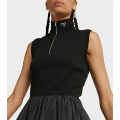 Prada Mockneck Midi Dress -Cheap Prada Store unnamed file 1948