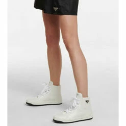 Prada Leather High-top Sneakers -Cheap Prada Store unnamed file 1952