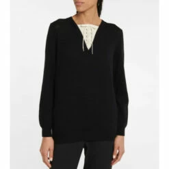 Prada Lace-up Cashmere Sweater -Cheap Prada Store unnamed file 1959