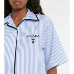 Prada Striped Cotton Shirt -Cheap Prada Store unnamed file 1967
