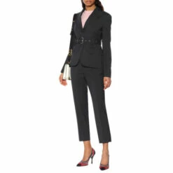 Prada Cropped Wool Pants