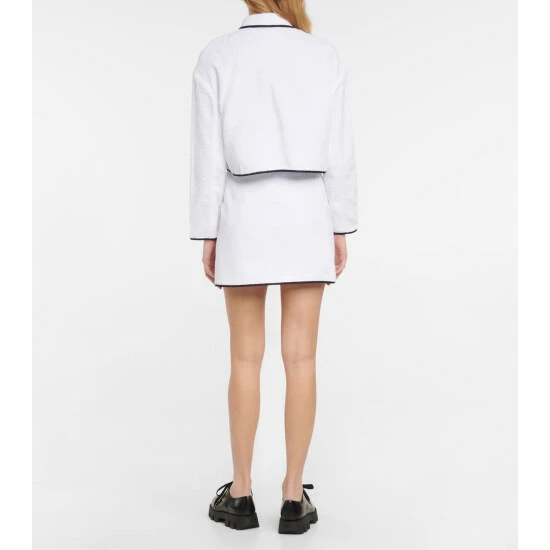 Prada Cropped Cotton Terry Jacket 4 Prada Cropped Cotton Terry Jacket - Image 2