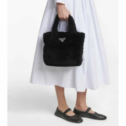Prada Shearling Tote