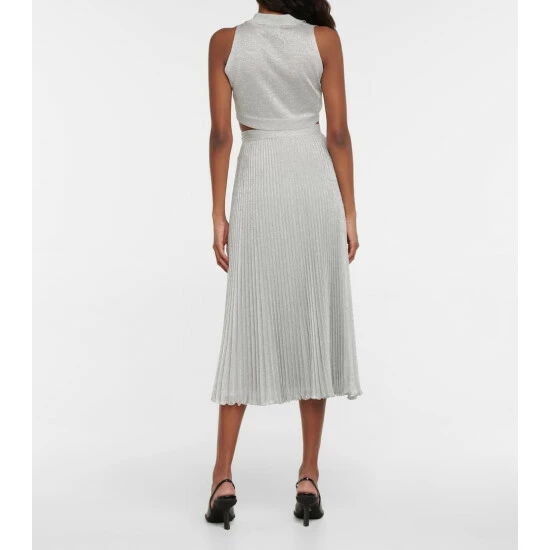 Prada Metallic Knit Crop Top 4 Prada Metallic Knit Crop Top - Image 2