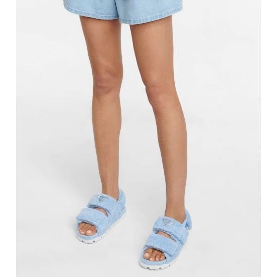 Prada Logo Terry Sandals 5 Prada Logo Terry Sandals - Image 3