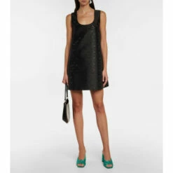 Prada Crystal-embellished Satin Mules