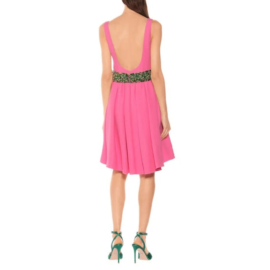 Prada Embellished Crêpe Minidress 4 Prada Embellished Crêpe Minidress - Image 2