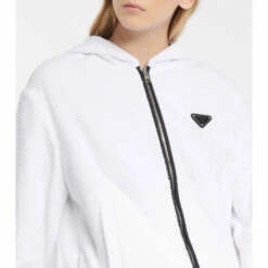Prada Zip-up Cotton Hoodie -Cheap Prada Store unnamed file 2028