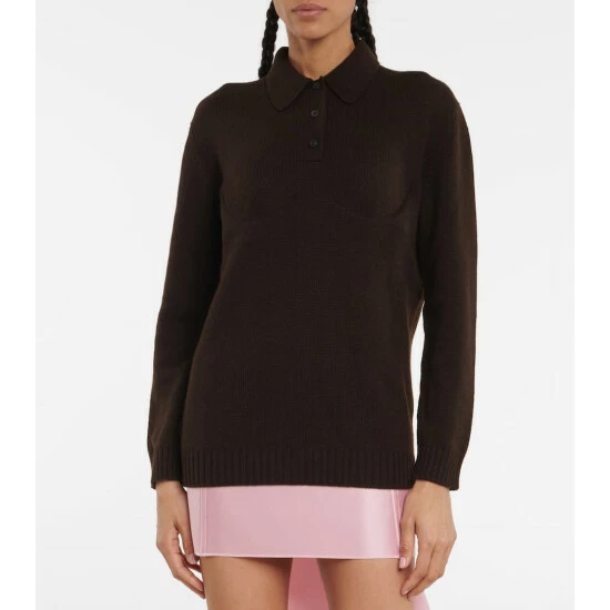 Prada Cashmere Polo Sweater 7 Prada Cashmere Polo Sweater - Image 5