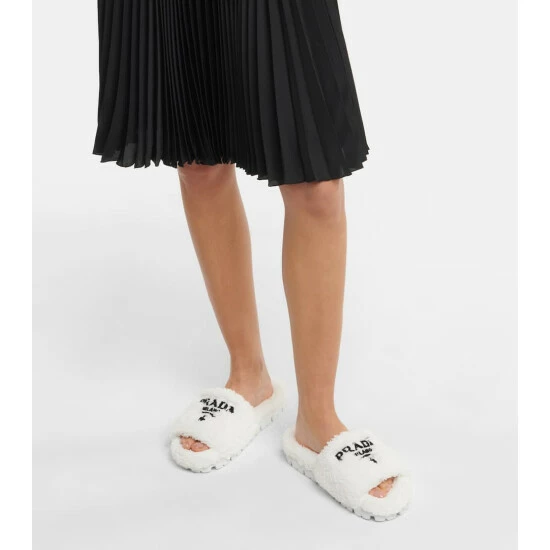 Prada Logo Terry Slides 5 Prada Logo Terry Slides - Image 3
