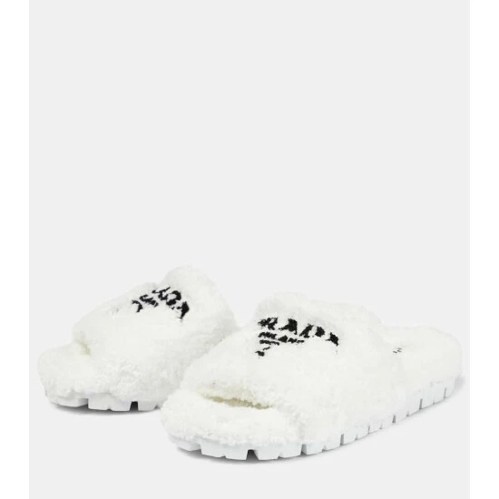Prada Logo Terry Slides 6 Prada Logo Terry Slides - Image 4
