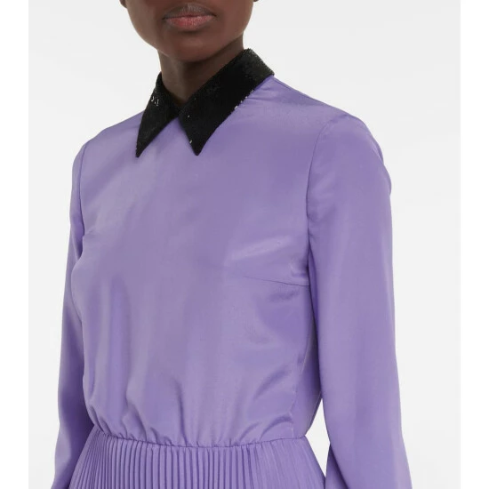 Prada Sequined Crêpe Midi Dress 5 Prada Sequined Crêpe Midi Dress - Image 3