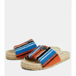 Prada Striped Espadrille Sandals -Cheap Prada Store unnamed file 2150
