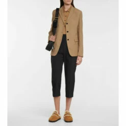 Prada Shearling-lined Suede Slippers