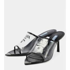 Prada Logo PVC Mules -Cheap Prada Store unnamed file 2169