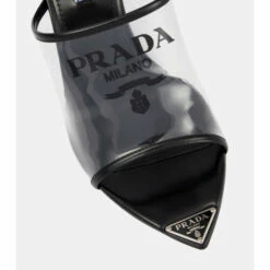 Prada Logo PVC Mules -Cheap Prada Store unnamed file 2170