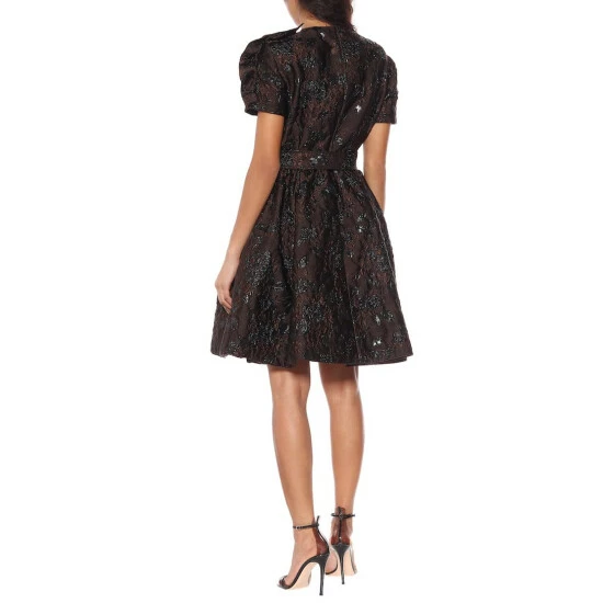 Prada Floral Cloqué Dress 4 Prada Floral Cloqué Dress - Image 2