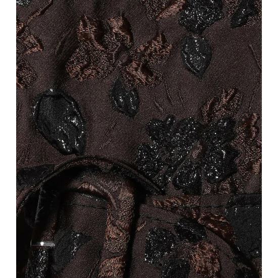 Prada Floral Cloqué Dress 5 Prada Floral Cloqué Dress - Image 3