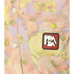 Prada Floral Crêpe Shirt -Cheap Prada Store unnamed file 2192