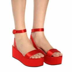 Prada Satin Platform Sandals -Cheap Prada Store unnamed file 2201