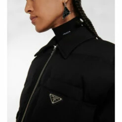 Prada Logo Quilted Wool Down Jacket -Cheap Prada Store unnamed file 2205