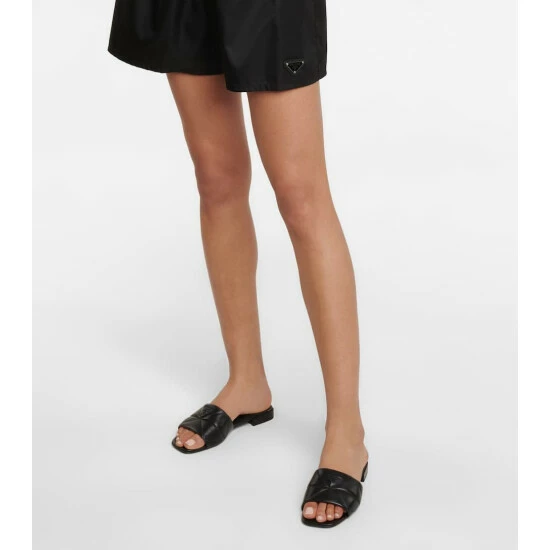 Prada Logo Quilted Leather Sandals 5 Prada Logo Quilted Leather Sandals - Image 3