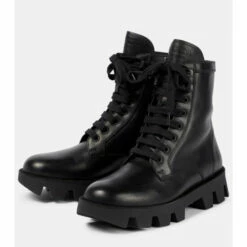 Prada Leather Combat Boots -Cheap Prada Store unnamed file 2234