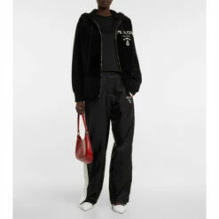 Prada Cashmere And Shearling Hoodie