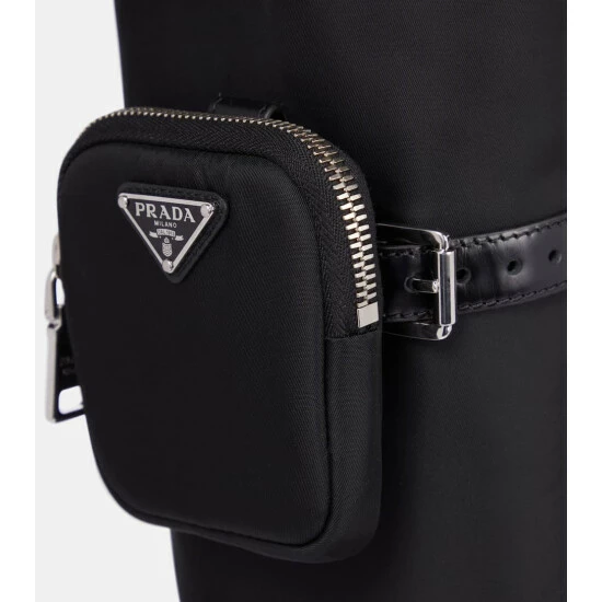 Prada Leather, Nylon And Rubber Boots 7 Prada Leather, Nylon And Rubber Boots - Image 5