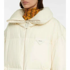 Prada Funnel-neck Down And Cotton Coat -Cheap Prada Store unnamed file 2257
