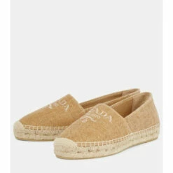 Prada Logo-embroidered Espadrilles -Cheap Prada Store unnamed file 2266
