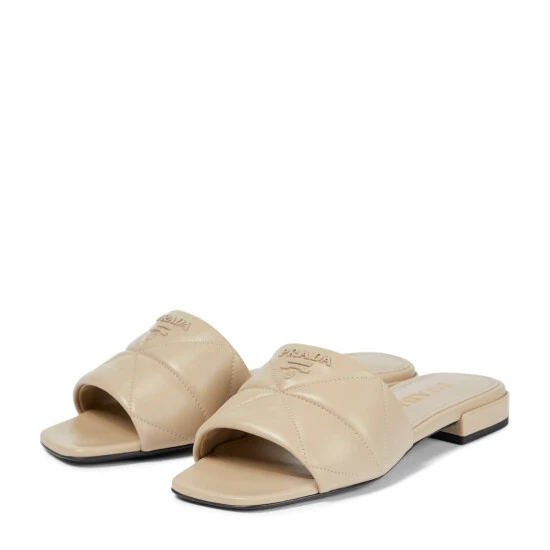 Prada Quilted Leather Slides 6 Prada Quilted Leather Slides - Image 4