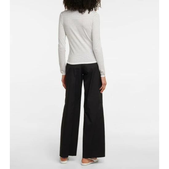 Prada Striped Silk And Cotton Sweater 4 Prada Striped Silk And Cotton Sweater - Image 2