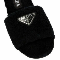 Prada Faux Shearling Slides -Cheap Prada Store unnamed file 2286