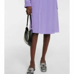 Prada Pleated Silk Midi Skirt -Cheap Prada Store unnamed file 2321