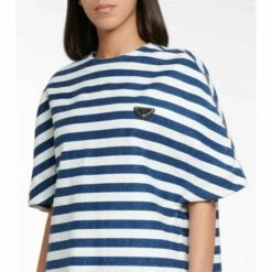 Prada Striped Denim Minidress -Cheap Prada Store unnamed file 2353