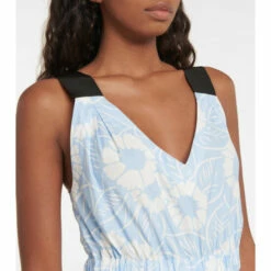 Prada Floral Cotton-blend Midi Dress 9 Prada Floral Cotton-blend Midi Dress -Cheap Prada Store unnamed file 2356