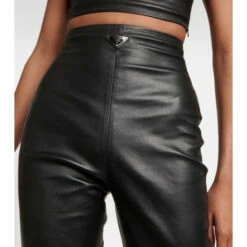 Prada High-rise Skinny Leather Pants -Cheap Prada Store unnamed file 238