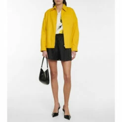 Prada Oversized Cotton Twill Jacket